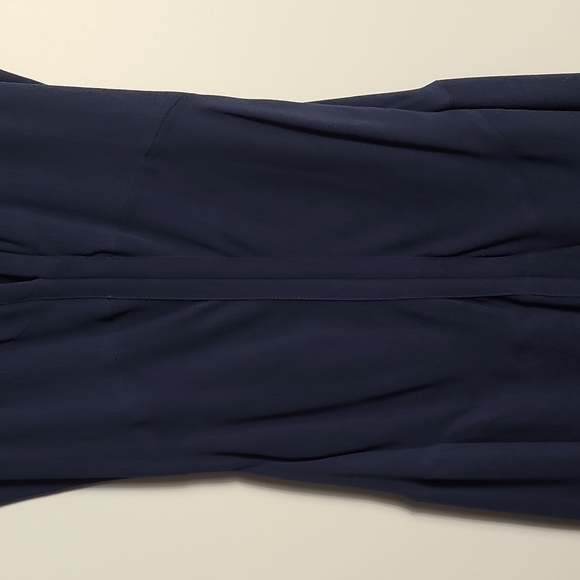 THEYSKENS' THEORY' Silk Midnight Blue Mini Dress Size US 6 EUR 40 - Picture 7 of 16